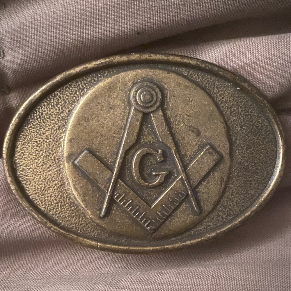 Freemason Belt Buckle